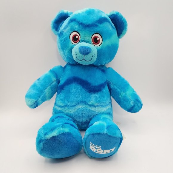 Disney Pixar Build A Bear Workshop Blue Ocean Waves FINDING DORY 17" Plush Bear - Picture 1 of 6